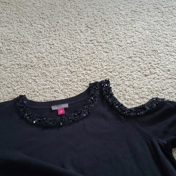 NWT VINCE CAMUTO Embellished Collar Sweater - Picture 11 of 11